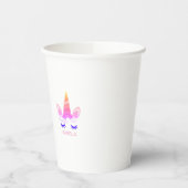 Magical Unicorn Personalized Name Papieren Bekers (Links)