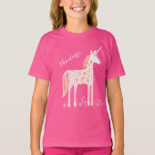Magical Unicorn Personalized T-shirt (Voorkant)