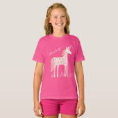Magical Unicorn Personalized T-shirt (Voorkant volledig)