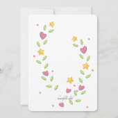 Magical Unicorn Photo Invitation Kaart (Achterkant)