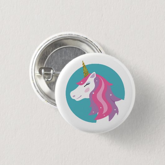 Magical Unicorn Pin Badge Ronde Button 3,2 Cm (Voorkant /achterkant)