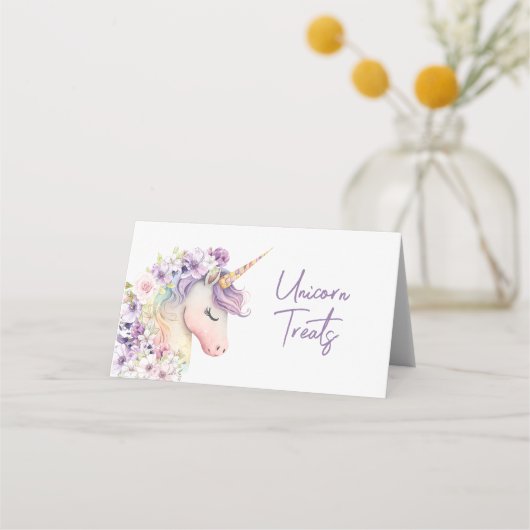 Magical Unicorn Plaatskaartje (Voorkant)