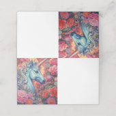 Magical Unicorn Plaatskaartje (Buitenkant ongevouwen)