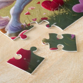 Magical Unicorn & Puppy Love Heart Field Legpuzzel (Zijkant)
