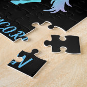 "MAGICAL UNICORN" puzzel voor meisjes gepersonalis (Zijkant)