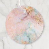 Magical Unicorn Rainbow Birthday Dank je Bedankjes Labels (Achterkant)