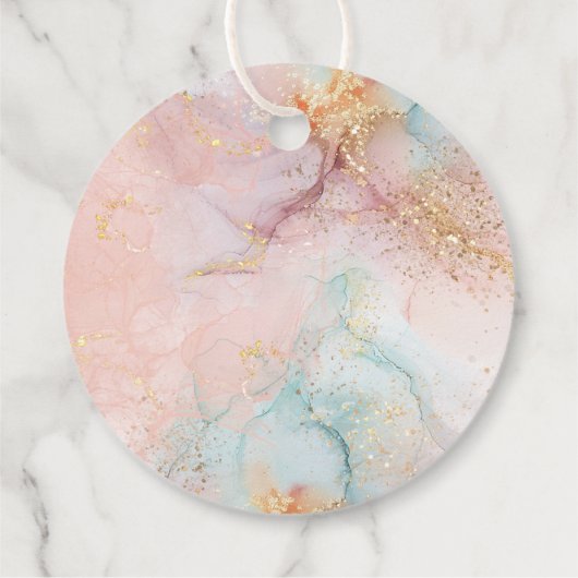 Magical Unicorn Rainbow Birthday Dank je Bedankjes Labels (Achterkant)