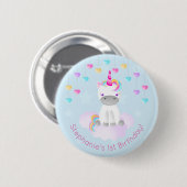 Magical Unicorn Ronde Button 5,7 Cm (Voorkant /achterkant)