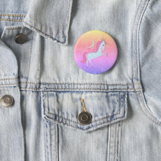 magical unicorn ronde button 5,7 cm (In situ)