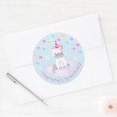 Magical Unicorn Ronde Sticker (Envelop)