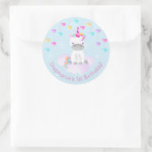 Magical Unicorn Ronde Sticker (Tas)