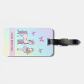 Magical Unicorn Rugzak Bagagelabel (Achterkant horizontaal)