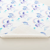 Magical Unicorn Sherpa Deken (3/4)