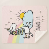 Magical Unicorn Sherpa Deken (Voorkant (horizontaal))