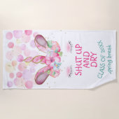 MAGICAL UNICORN Spring Break Beach Strandlaken (Voorkant)