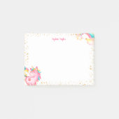 Magical Unicorn Stars Kinder Post-it® Notes (Voorkant)