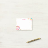 Magical Unicorn Stars Kinder Post-it® Notes (Op bureau)