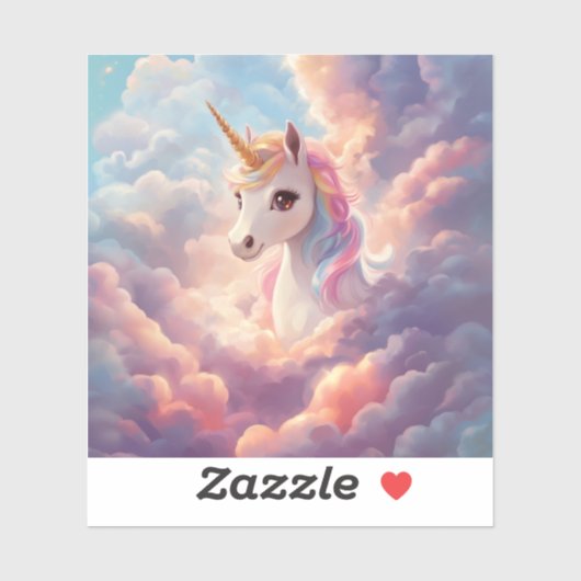 Magical Unicorn Sticker (Vel)