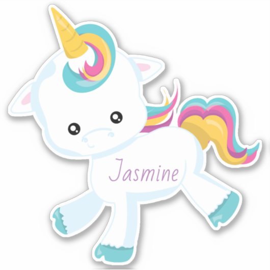 Magical Unicorn Sticker (Voorkant)