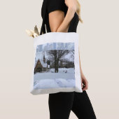 Magical Urban Snow Scene – Winter in the City Tote Bag (Dichtbij)