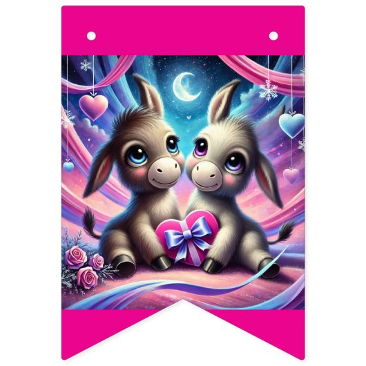 Magical Valentijnsdag Animals Vlaggetjes (Tweede vlag)