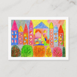 Magical Village Festive Enclosure Card Informatiekaartje