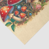 Magical Vintage Wonderland Alice Cat Scene Tissuepapier (Detail)