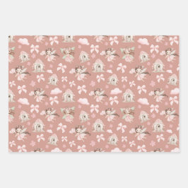 Magical Whimsical Cute Fairies Inpakpapier Vel