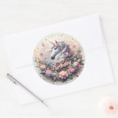 Magical Whimsy: Eenhoorn Birthday Bash Stickers (Envelop)