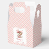Magical Whimsy Pink Floral Girl Birthday Favor Box Bedankdoosjes (Geopend)
