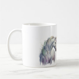 Magical White Gold Horn Unicorn  Koffiemok