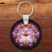 Magical Wicca Pentagram Altar Sleutelhanger (Voorkant)