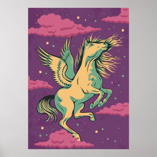 Magical Winged Horse Poster (Voorkant)
