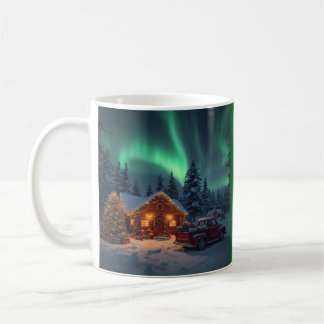 Magical Winter Cabin Christmas Koffiemok