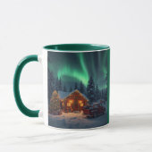 Magical Winter Cabin Christmas Mok (Links)