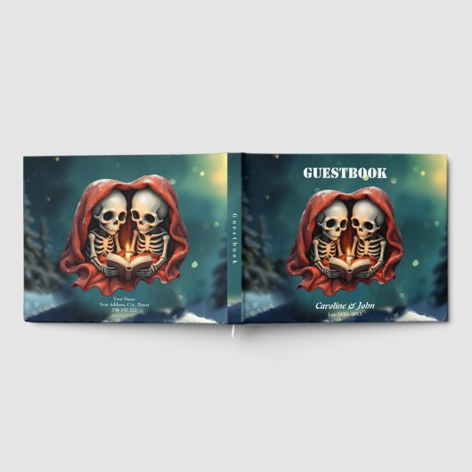 Magical winter moments, two skeletons gastenboek (Volledig)