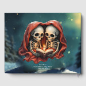 Magical winter moments, two skeletons gastenboek (Achterkant)