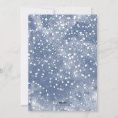 Magical Winter Night Christmas Market  Feestdagenkaart (Achterkant)