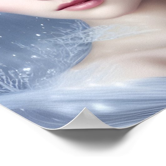 Magical Winter Queen Portrait Poster (Hoek)