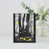 Magical Winter Tree Briefkaart (Staand voorkant)