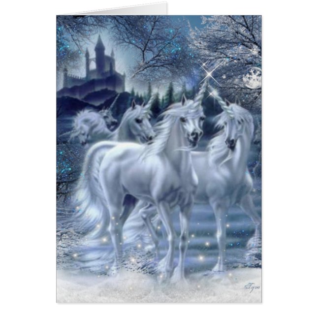 Magical Winter Unicorn Fantasy (Voorkant)
