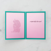 Magical Wish Unicorn | Verjaardag Kaart voor meisj (Binnen)