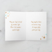 Magical Wishes for an Enchanted Day Friendship Kaart (Binnen)