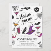 Magical Witches Night Out Kleurrijke Halloween Dri Kaart (Voorkant)