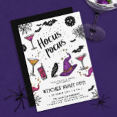 Magical Witches Night Out Kleurrijke Halloween Dri Kaart