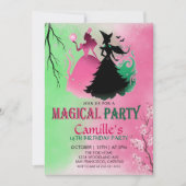 Magical Witchy Birthday Kaart (Voorkant)