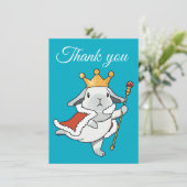 Magical Wizard Lop bunny Bedankkaart (Staand voorkant)