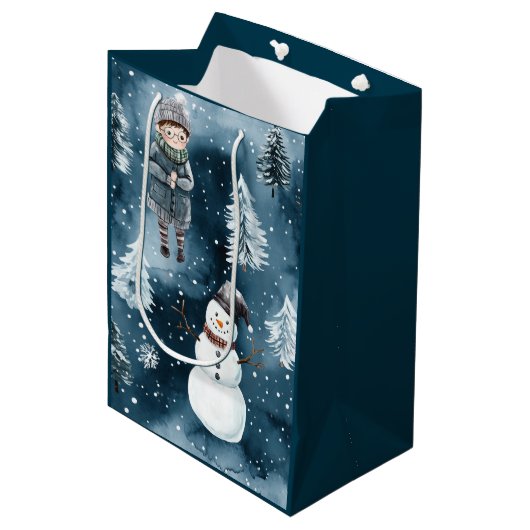 Magical Wizard Pottery Vakantie Medium Cadeauzakje (Voorkant Gekanteld)