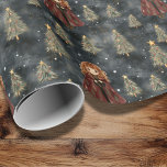Magical Wizard School Christmas Wrapping Paper Cadeaupapier<br><div class="desc">Productdetails: 1 vel hoogwaardig kerstinpakpapier met een magisch thema met een fel en getalenteerd jong heks in een feestelijke vakantiesetting Perfect voor cadeauverpakking voor magische en tovenaarsliefhebbende vrienden Ideaal voor verjaardagen, kerst en andere speciale gelegenheden Vier de feestdagen in magische stijl met dit prachtig ontworpen inpakpapier dat ideaal is voor...</div>