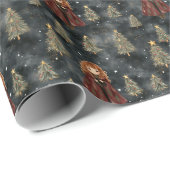Magical Wizard School Christmas Wrapping Paper Cadeaupapier (Rol Hoek)